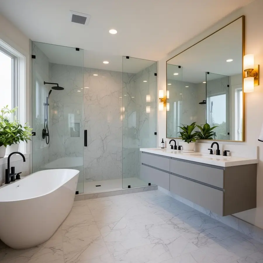 Master Bath — Roseville after